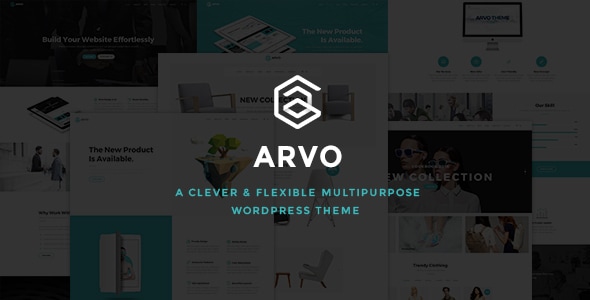Arvo - A Clever & Flexible Multipurpose WordPress Theme Logo